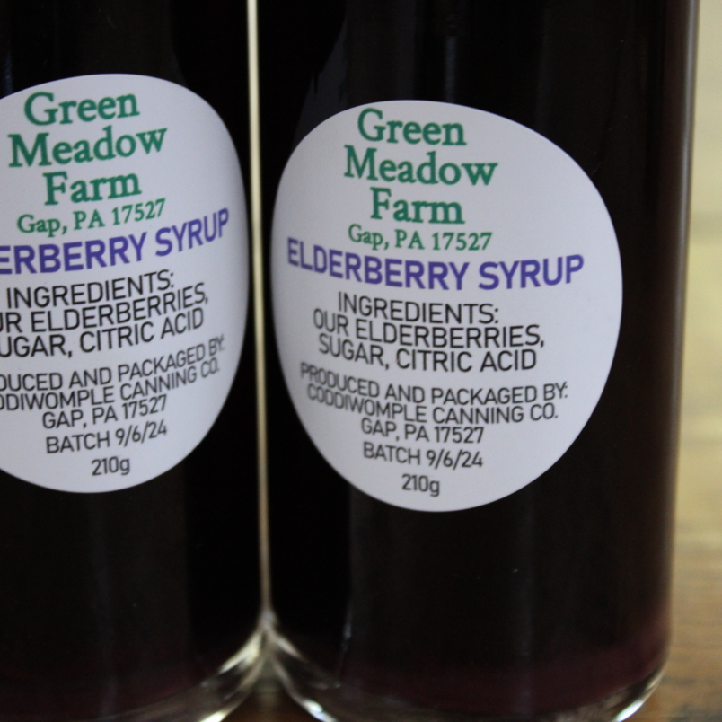 Elderberry syrup
