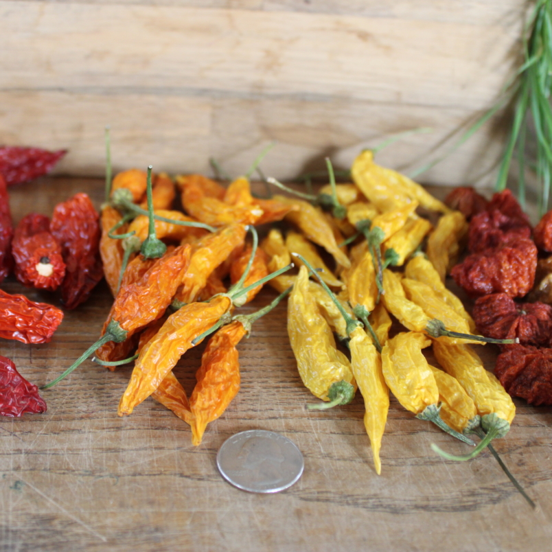 Dried aji pepper mix