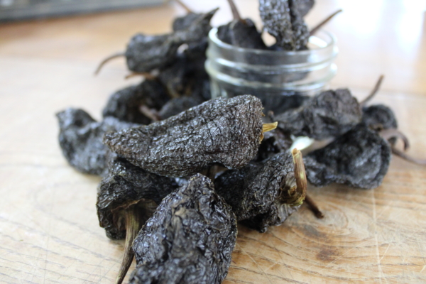 Dried ancho peppers