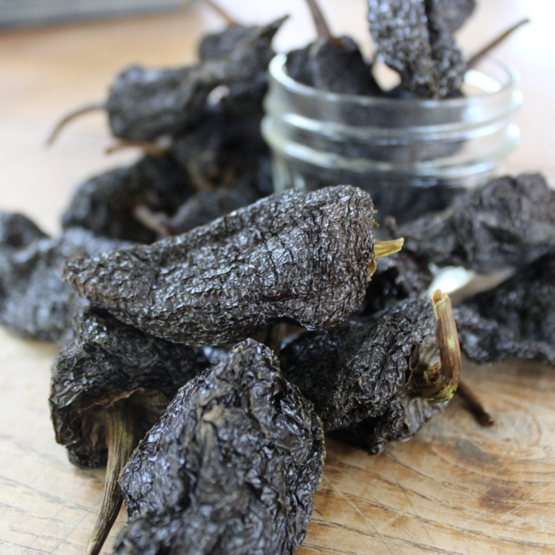 Dried ancho peppers