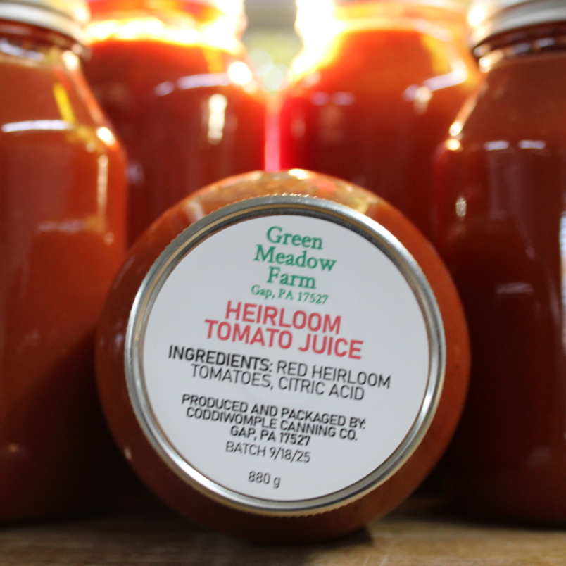 Heirloom tomato juice