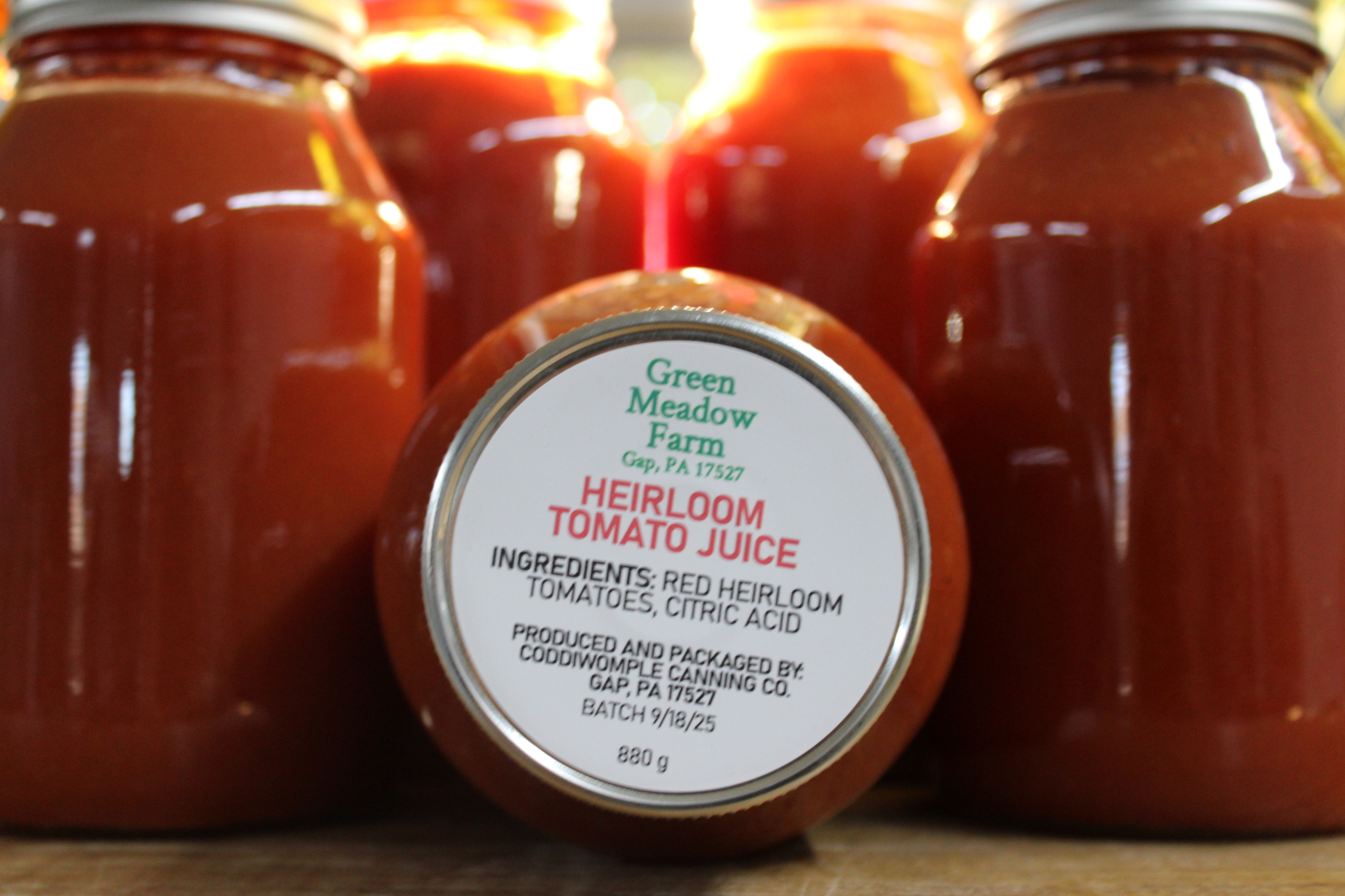 tom j 1 Heirloom tomato juice