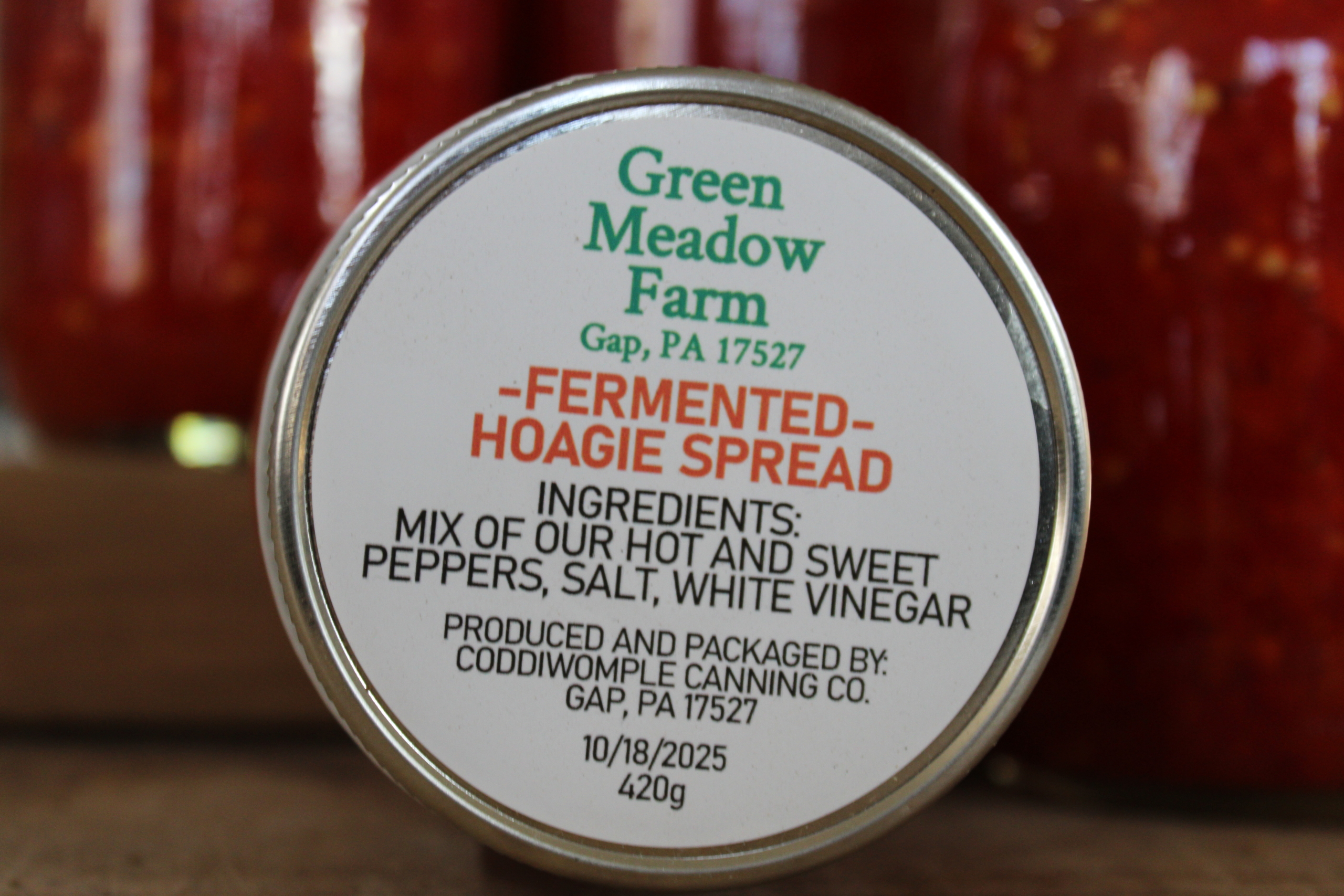 ferm hoagie spr Fermented hoagie spread