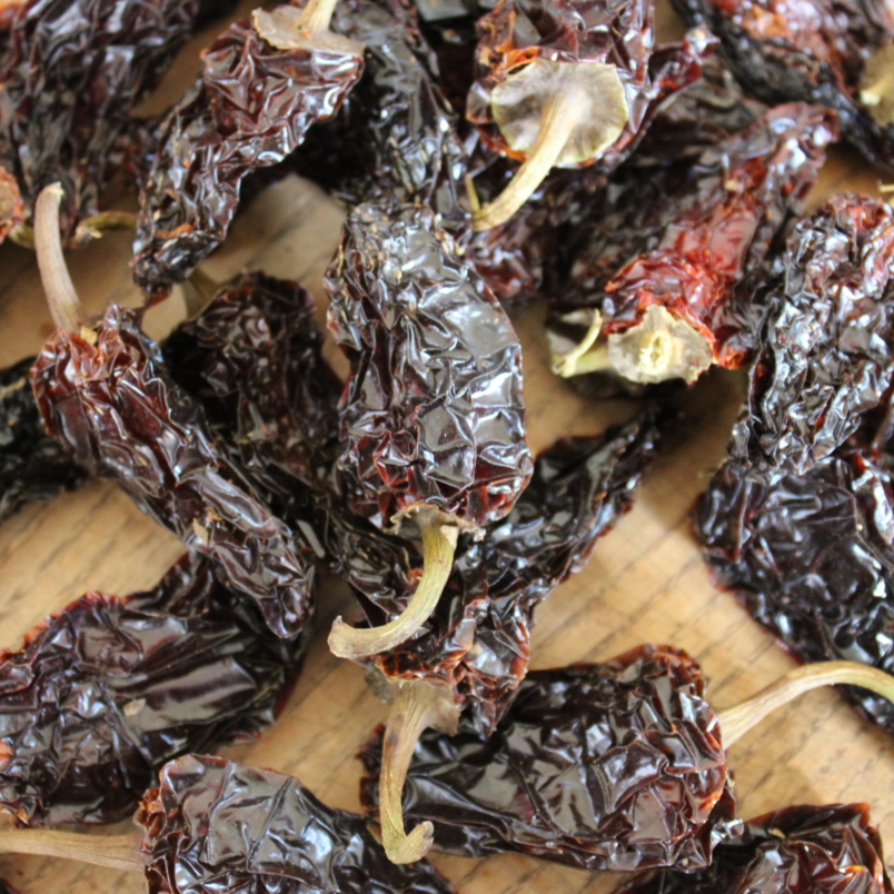 Dried chipotle peppers