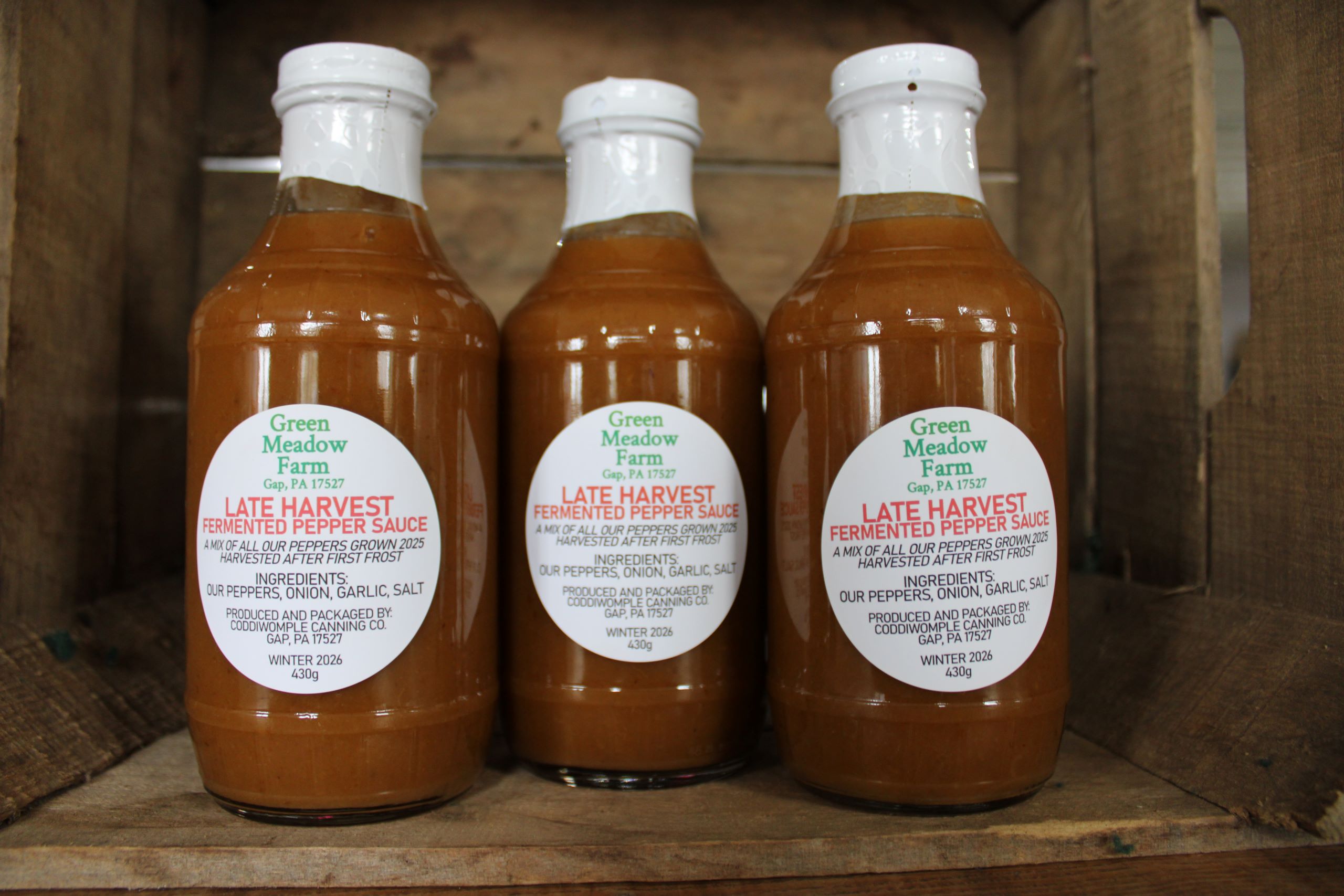 late harvest2 "Late Harvest" pepper sauce