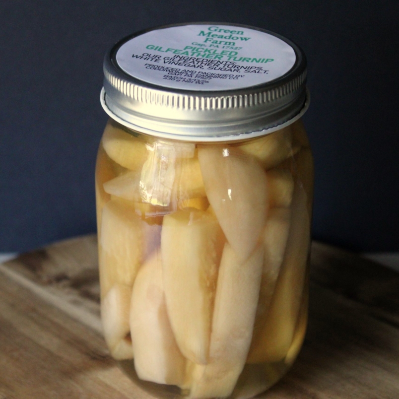 Pickled Gilfeather turnips
