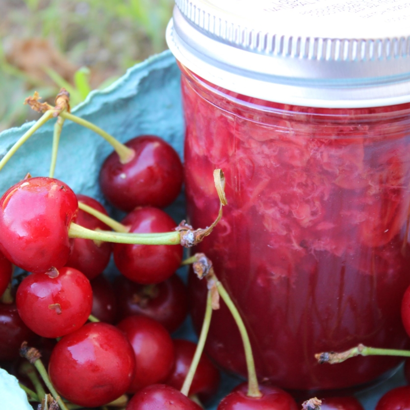 Sour cherry jam